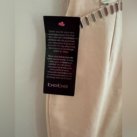 Bebe Women's Pink Embellished Dress - Picture 11 of 11